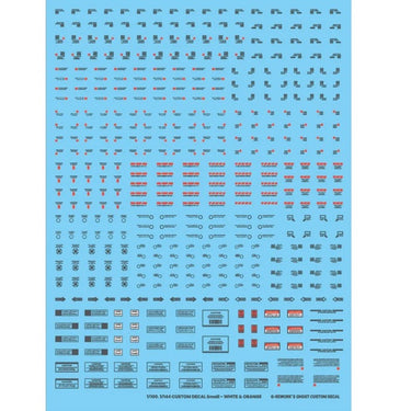 G-Rework CAU-03 Premium Decal for Caution Gray & Red No.03
